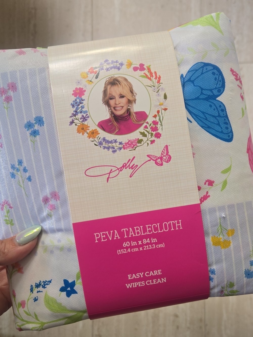 New Dolly Parton Tribute Peva Tablecloth